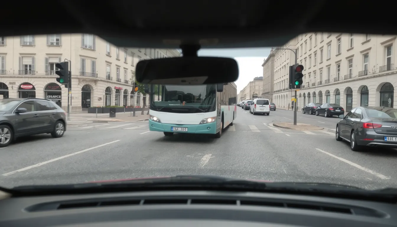 rouler sur une voie de bus